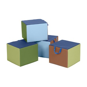 ECR4Kids SoftZone Children's Cozy Cubes, 4-Pack - 1 of 4