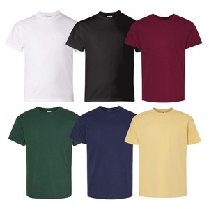 Hanes Girl T-Shirt Essential-T Tees Super Cool - 6 Pack - 1 of 4