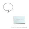 Adornia Silver Plated Crystal Toggle Tennis Bracelet - 4 of 4