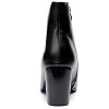 Santimon Men's Black Patent Chelsea Boots - Mid Calf Dress Boots with Side Zipper Black - 2 of 4