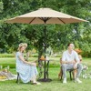 Yaheetech 9FT Patio Umbrella Market Umbrella with Button Tilt and Crank - 2 of 4