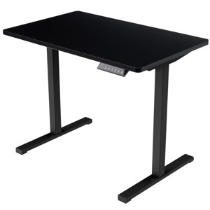 FURNIinspire Desks Adjustable Height Standing Desk Sit Stand Up Workstation Whole Piece for Home Office, Black, 31.5"*19.69"*28.74" - 1 of 4