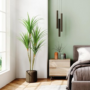 Artificial Yucca Tree - Tall Decorative Faux Yucca. Ideal for Both Indoor & Outdoor Home/Office Decor - 1 of 4