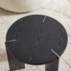 NicBex Round Coffee Table 19.68" or 35.43"W Wood Top & Metal Feet Ready-to-Assemble for Living Room - 3 of 4
