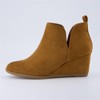CUSHIONAIRE Women's Tito Wedge Bootie - Soft Vegan Suede, Memory Foam, Wide Width Available - 2 of 4