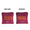 Skip's Garage | Gameday Blacksburg Synergy Pro Maroon Cornhole Bags (Set of 4) - 2 of 4