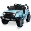12V Kids Ride on Truck Car, w/Parent Remote Control, Twin 35w Motors, 3 Speeds, LED Lights, Music & Horn, Spring Suspension - 2 of 4