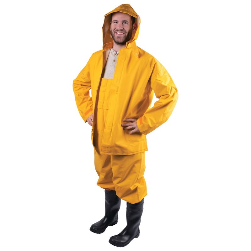 Stansport Commercial .42mm Thick Rainsuit Yellow, 1 of 10