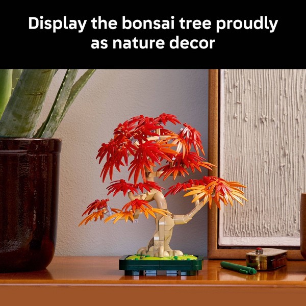 LEGO Botanicals Bonsái de Arce Rojo Japonés Árbol 10348 5
