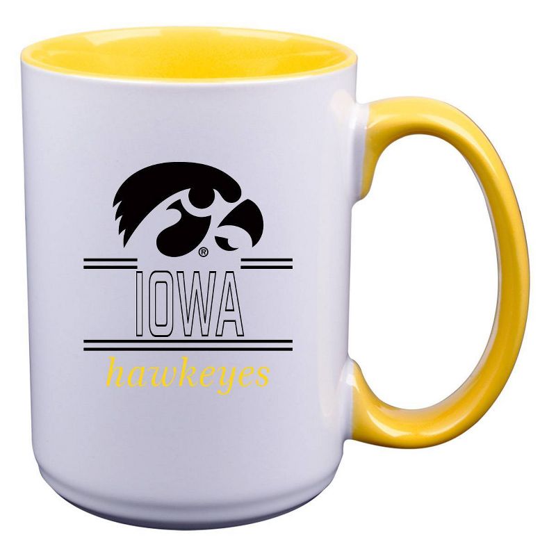 NCAA Iowa Hawkeyes 16oz Home and Away Mug Set, 2 of 4