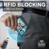 Wallet for Men Pop up Card Holder, Smart, Slim, Minimalist Design for Front Pocket, Premium RFID Blocking - 3 of 4