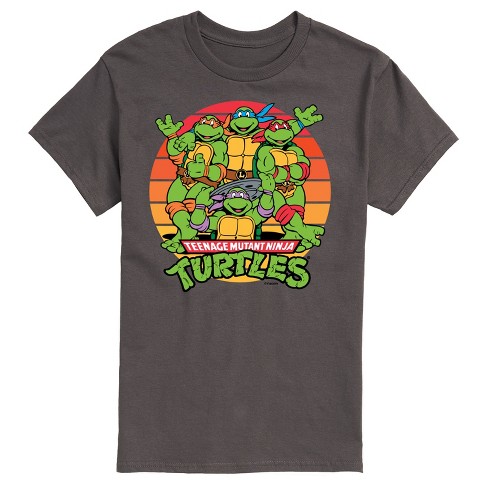 Men's - Teenage Mutant Ninja Turtles - Retro Sunset Circle Short Sleeve Graphic T-Shirt - image 1 of 4