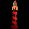 Northlight Lighted Striped Candle Blow Mold Outdoor Christmas Decoration - 40" - 3 of 4