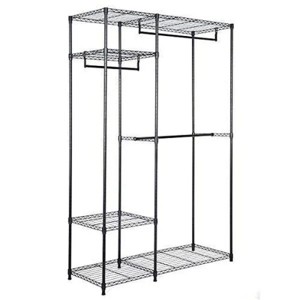 Racxily Portable Steel Closet Hanger Storage Rack Organizer - 1 of 4