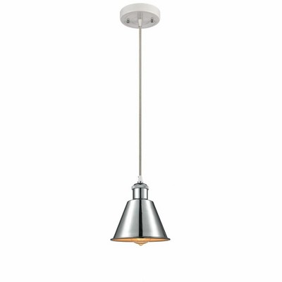 Smithfield - 1 Light Cord Hung Mini Pendant In Industrial Style-7.5 Inches Tall and 7 Inches Wide