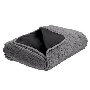 Tirrinia Large Waterproof Outdoor Blanket, Fleece Plush Emergency Blanket, Windproof Camping Blanket for Tailgating Game Day Stadium Concerts Car - 1 of 4