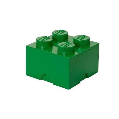 green lego storage box