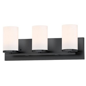 Maxim Lighting Lateral 3 - Light Vanity in  Black - 1 of 1