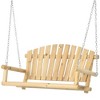 Outsunny 2-Seater Porch Swing, Outdoor Swing Chairs for Adults with Metal Chains for Deck, Patio, Garden, Backyard - 4 of 4