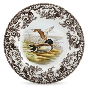 Spode Woodland 10.5” Dinner Plate, Perfect for Thanksgiving and Other Special Occasions, Made in England, Bird Motifs - 1 of 4