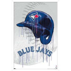 Trends International MLB Toronto Blue Jays - Drip Helmet 22 Framed Wall Poster Prints - 1 of 4