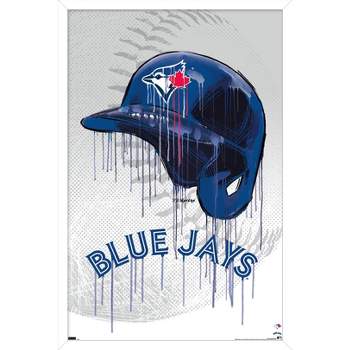 Trends International MLB Toronto Blue Jays - Drip Helmet 22 Framed Wall Poster Prints
