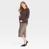 Cozy Crew Neck Maternity Sweater - Isabel Maternity by Ingrid & Isabel™ - 3 of 3