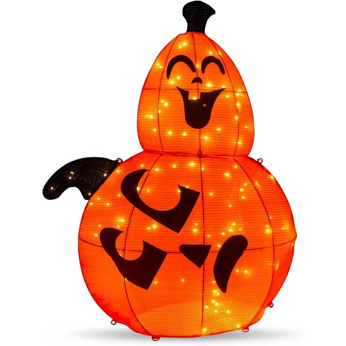 3ft Tinsel Stacked Pumpkins : Target