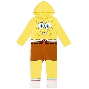 SpongeBob SquarePants Patrick Zip Up Cosplay Costume Coverall Toddler to Big Kid - 1 of 4