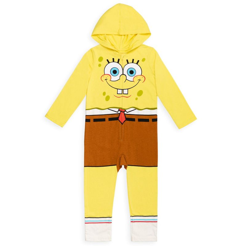 SpongeBob SquarePants Patrick Zip Up Cosplay Costume Coverall Toddler to Big Kid, 1 of 8