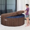 Bestway SaluSpa Toronto Smart AirJet Plus Hot Tub with App Control, 7 Person Capacity, Pool Cover, Spa Pump, 5 Pillows, and Repair Patch, Brown - 3 of 4
