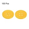 Unique Bargains Resin DIY Craft Flat 4-Hole Sewing Buttons 100 Pcs - 3 of 4