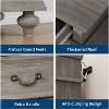 Farmhouse Tall Dresser with 7 Drawers, Retro Jewelry Box, Wooden Jewelry Organizer, Multi Drawer Jewelry Box, for Bedroom, Living Room, Grey - 3 of 4