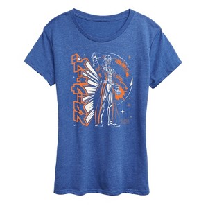 Women's - Star Wars - Darth Vader Grip On The Galaxy Short Sleeve Graphic T-Shirt - 1 of 4