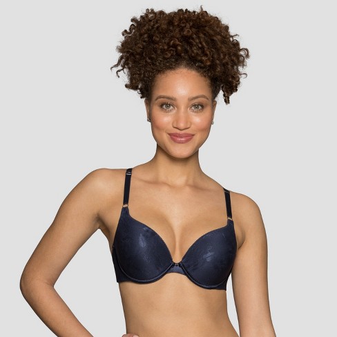 Vanity Fair Womens Ego Boost Add-a-size Push Up Underwire Bra 2131101 -  Ghost Navy - 36b : Target