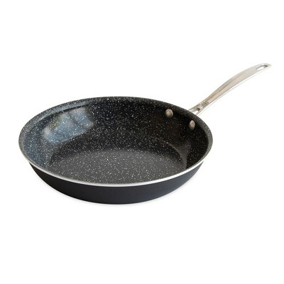 Basalt Black Aluminum 10.6 Inch Sauté Pan with Stainless Steel Lid