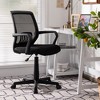 Costway Mid-Back Mesh Chair Height Adjustable Executive Chair w/ Lumbar Support - image 3 of 4