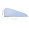 Unique Bargains Water-absorbent Floral Pattern Hair Towel 1 Pc - 2 of 4