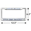 Upper Iowa University Full Size Standard License Plate Metal Frame - 4 of 4