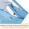 LunaLulinlk Beach Coastal Shower Curtain with Hooks,blue - 2 of 4