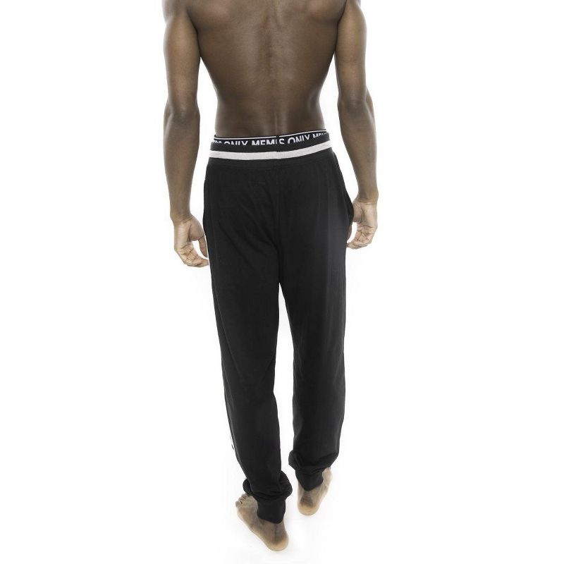 Members Only Men's Jersey Sleep Jogger Pant Cotton Comfortable & Relaxed Fit with Two Waist Pockets, 3 of 4