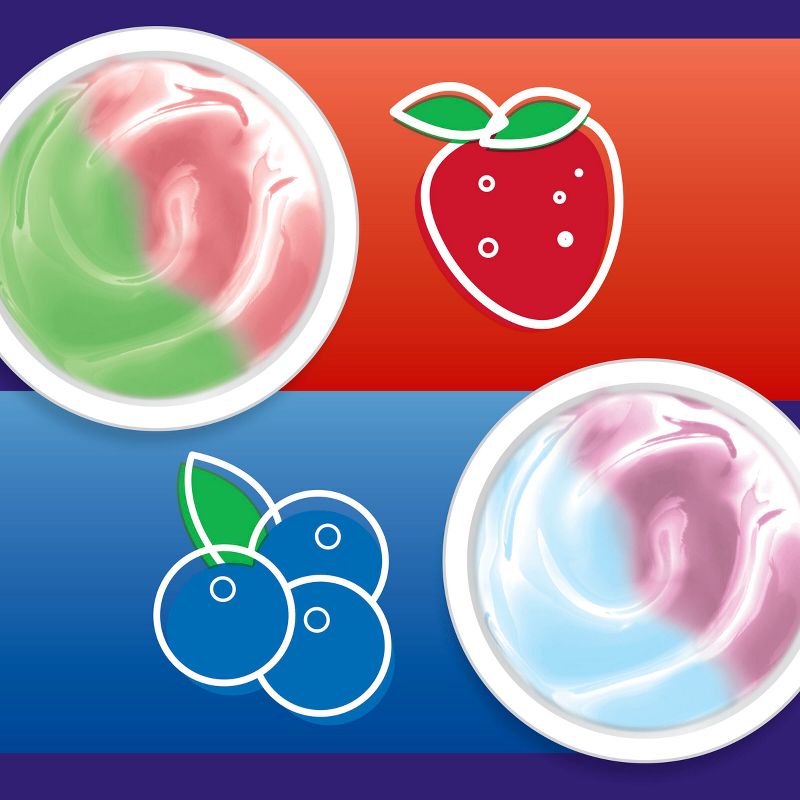 Yoplait Disney Frozen Strawberry and Blueberry Low Fat Kids&#39; Yogurt - 8pk/4oz Cups, 6 of 11