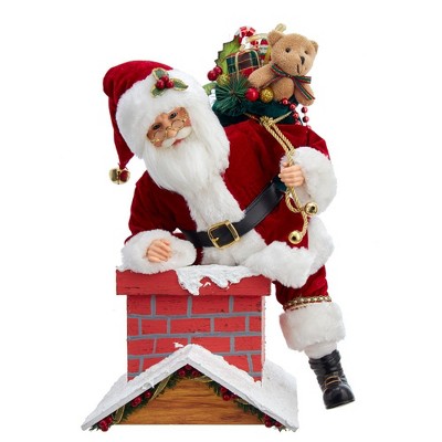 Kurt Adler 16" Kringle Klaus Chimney Santa