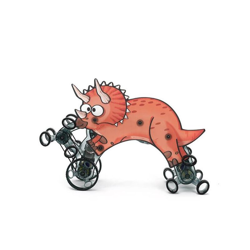 Playsteam Climbing Triceratops & Hopping T-Rex, 1 of 4