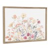 HomeRoots 24" X 32" Natural And White Flower Bouquet Metal And Wood Framed Art - 4 of 4