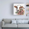 Trademark Fine Art -Anne Tavoletti 'Holiday On The Farm Viii On Gray' Canvas Art - 2 of 4