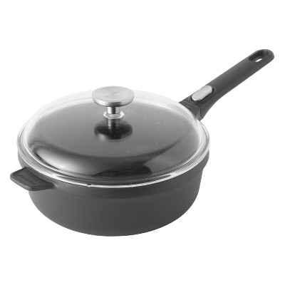 BergHOFF GEM  10" Non-Stick Covered Sauté Pan 3.4 Qt, Black