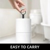 LunaLulinlk Toilet Paper Holder Stand(with Reserve Function), Free-Standing Spare Rolls Storage Holder, Stainless Steel - 4 of 4