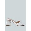 Trinity Triangle Croc Pattern Block Heel Sandals Women - 2 of 4