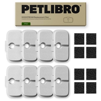 PETLIBRO Replacement Filters For Capsule Cat Water Fountain - 4 Pack Ultra Quiet Pet Fountain Filters